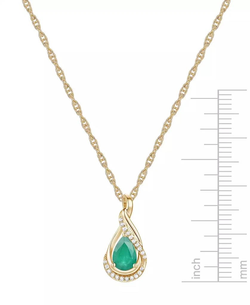 Macy
s Sapphire (9/10 ct. t.w.) and Diamond Accent Pendant 18" Necklace in 14k White Gold (Also Available in Emerald) 5