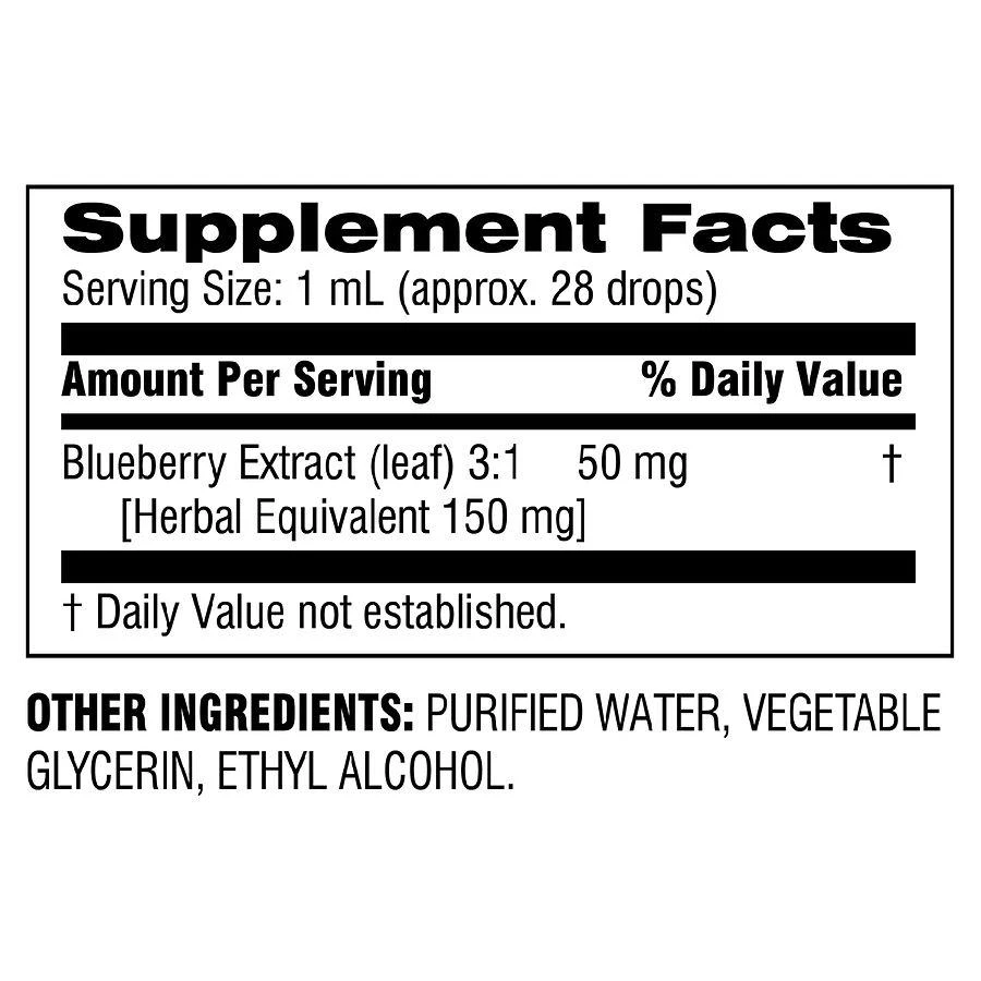 Botanic Choice Blueberry Leaf Liquid Extract 2