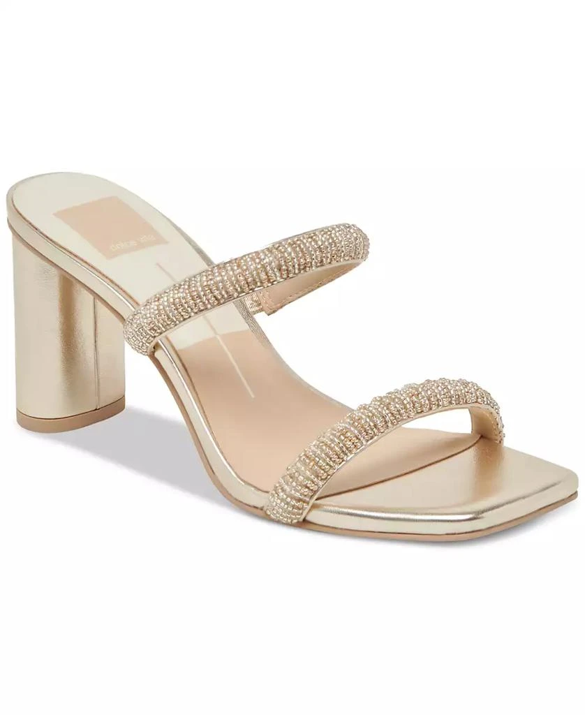 beaded dress sandals Devine High Heel Beaded Ankle Dress Sandals