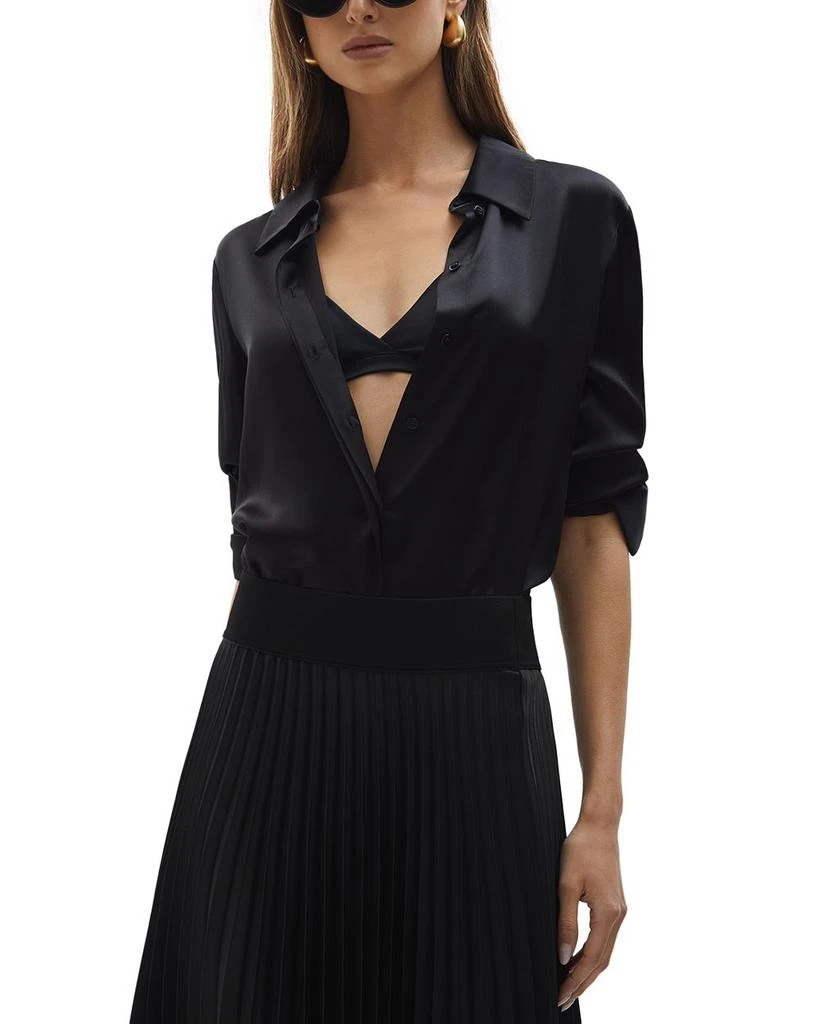 REISS Seren Pleated Skirt 5