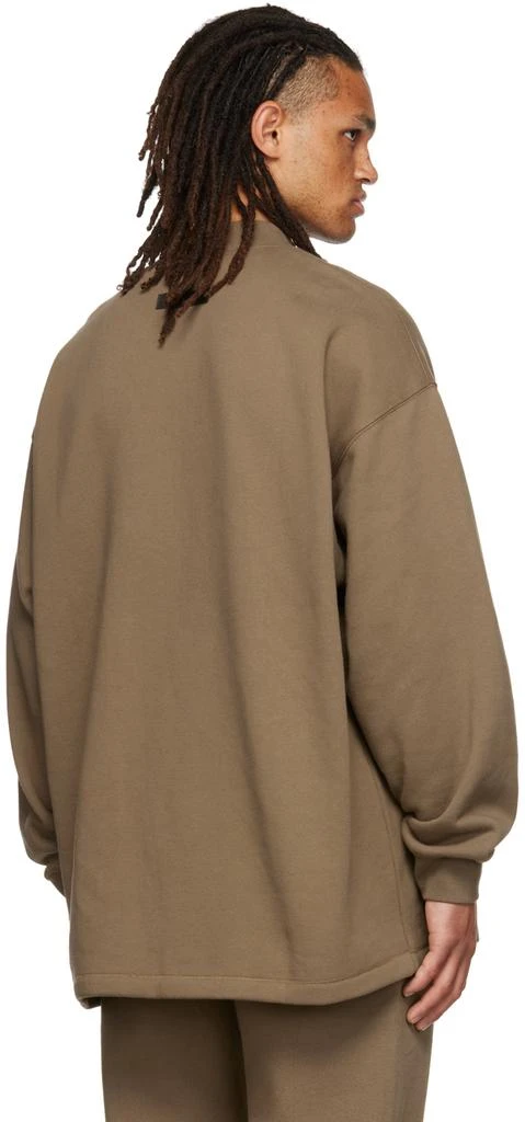 Essentials Brown Relaxed Sweatshirt 3