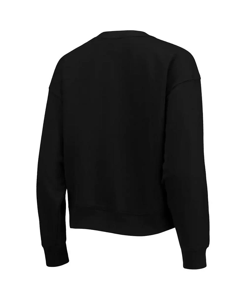 DKNY Women's Black Miami Marlins Carrie Pullover Sweatshirt 3