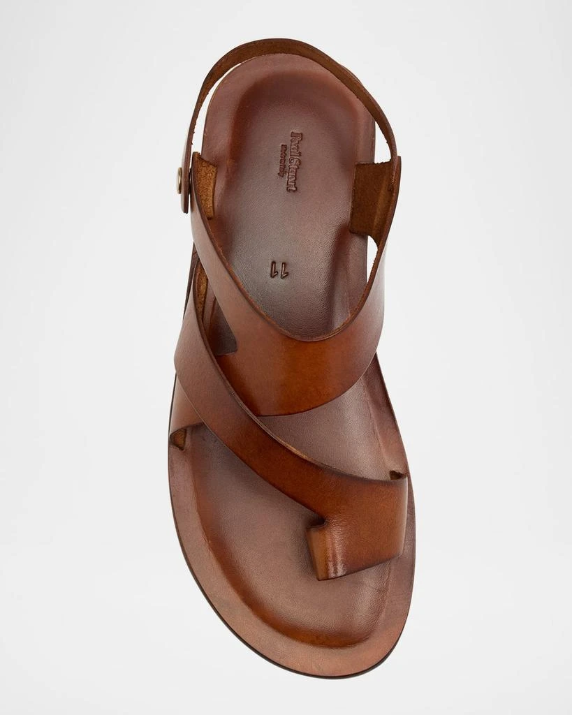 Paul Stuart Men's Dali Leather Gladiator Sandals 5