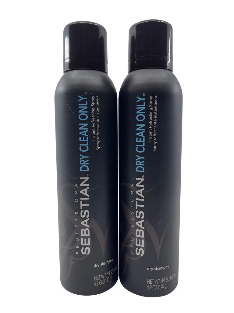 Sebastian Dry Clean Only Instant Refreshing Spray Dry Shampoo 4.9 OZ Set of 2 1