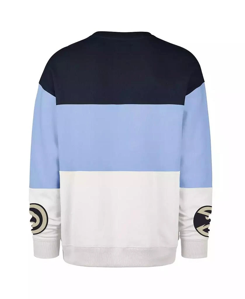 '47 Brand Men's and Women's Light Blue Atlanta Hawks 2024/25 City Edition On Five Maximalist Pullover Sweatshirt 3