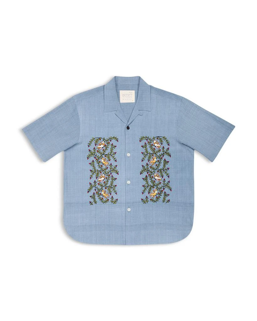 KARDO Ronen Half Sleeve Button Front Camp Shirt 7