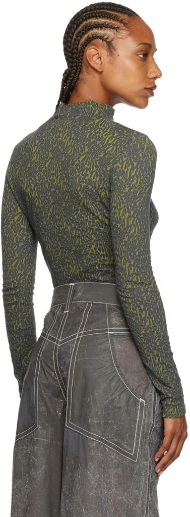 Eckhaus Latta Green Shrunk Turtleneck 3