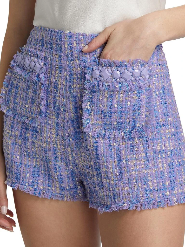 Cinq à Sept Lucie Boucle Racquel Embellished Shorts 4