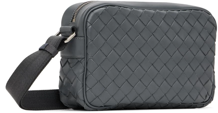 Bottega Veneta Gray Classic Intrecciato Camera Bag 3
