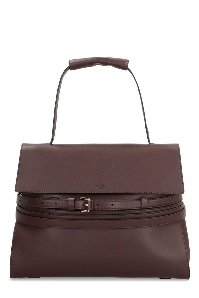 【関税＆送料込み】Moschino Brown Leather Shoulder Bag MOSCHINO Vintage Blue Brown Nylon Leather Shoulder Bag | eBay