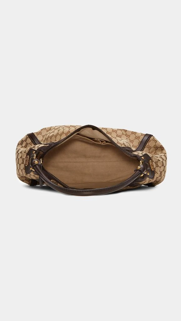 What Goes Around Comes Around Gucci Canvas Scarlett Medium Hobo Bag 4