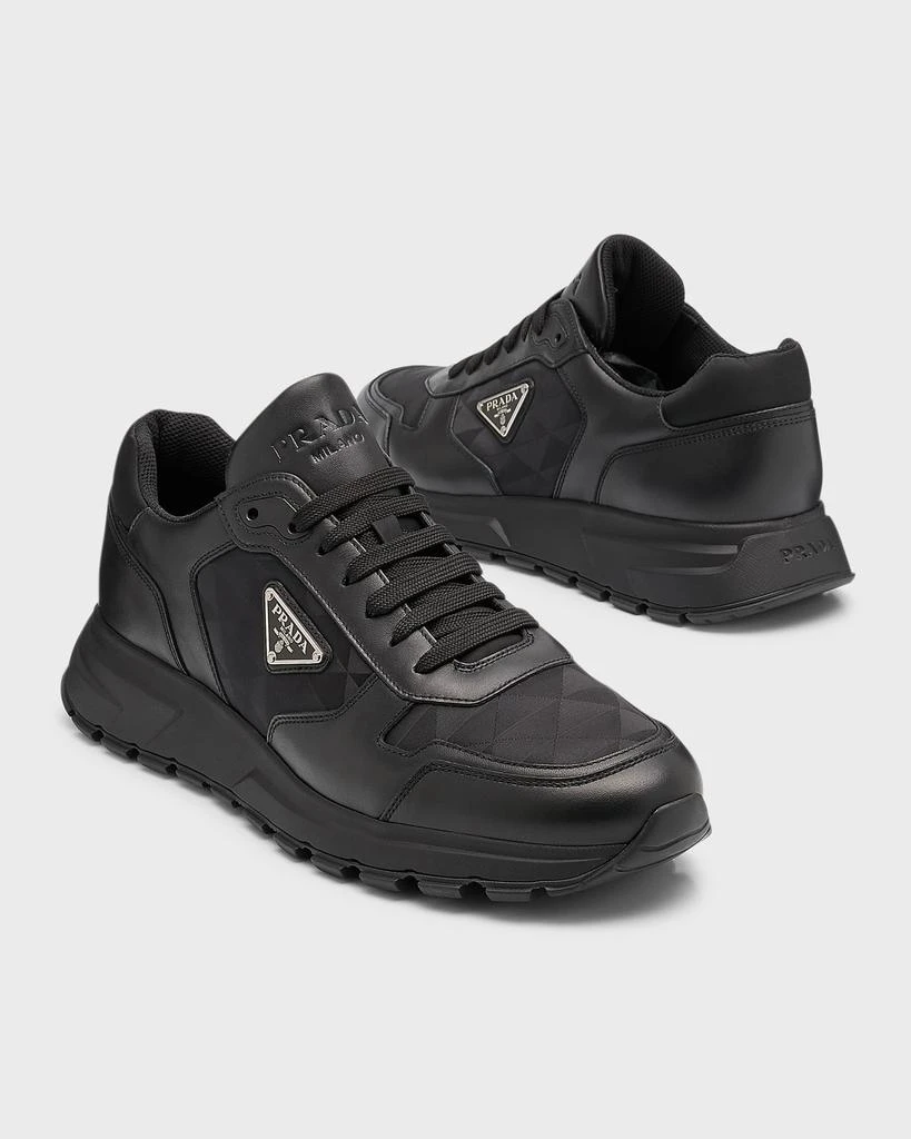 Prada Men's Prax Triangle Logo Runner Sneakers 7