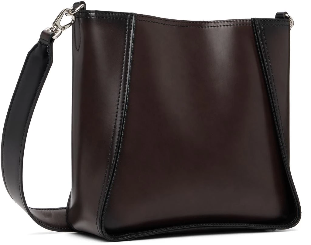 Stella McCartney Brown Logo Square Crossbody Bag 3