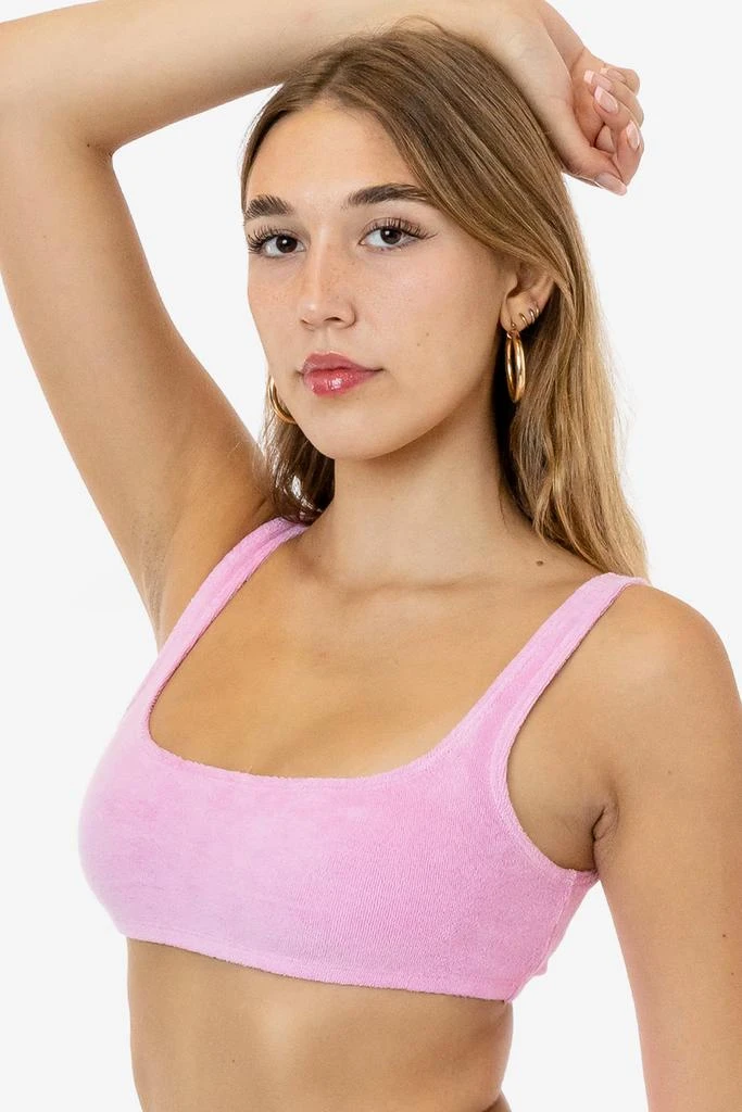 Los Angeles Apparel RLT3005 - Loop Terry Squareneck Bra Top 3