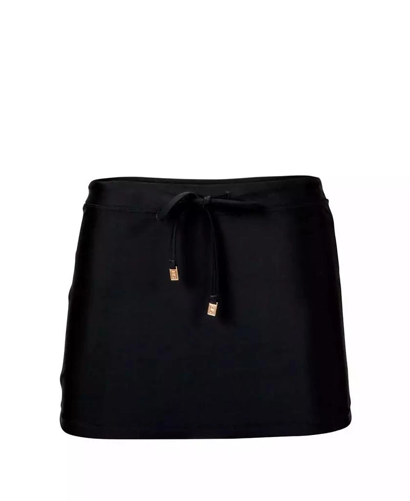 Snapper Rock Women's Black Swim Skirt 1