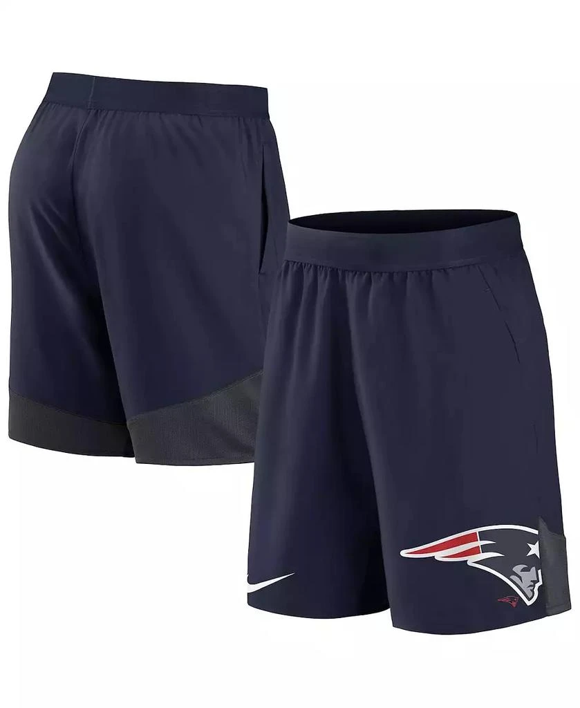 NIKE Men's Navy New England Patriots Stretch Performance Shorts 2