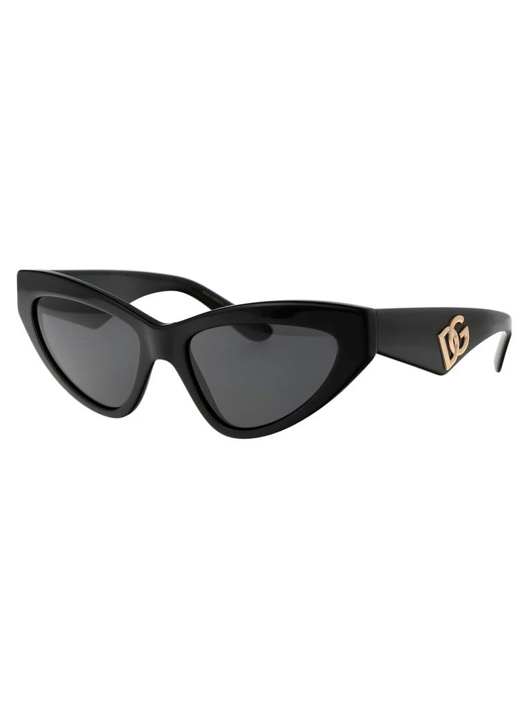 Dolce 
Gabbana BLACK ACETATE SUNGLASSES 2