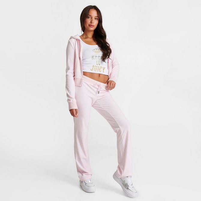 Juicy Couture Women's Juicy Couture OG Big Bling Velour Track Pants