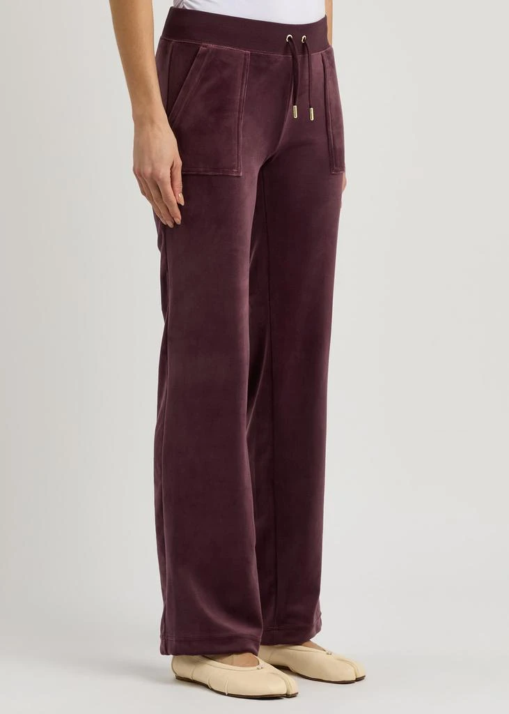 Juicy Couture Del Ray logo velour sweatpants 2