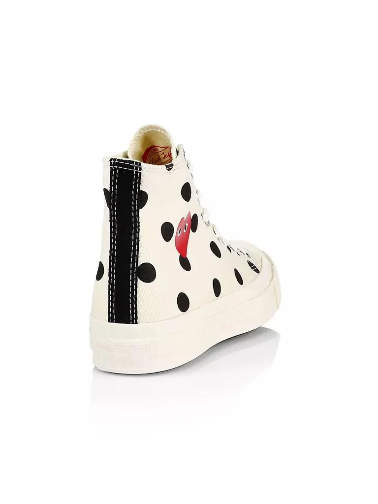 Comme des Garçons PLAY CdG Play x Converse Women's Polka Dot High-Top Sneakers 3