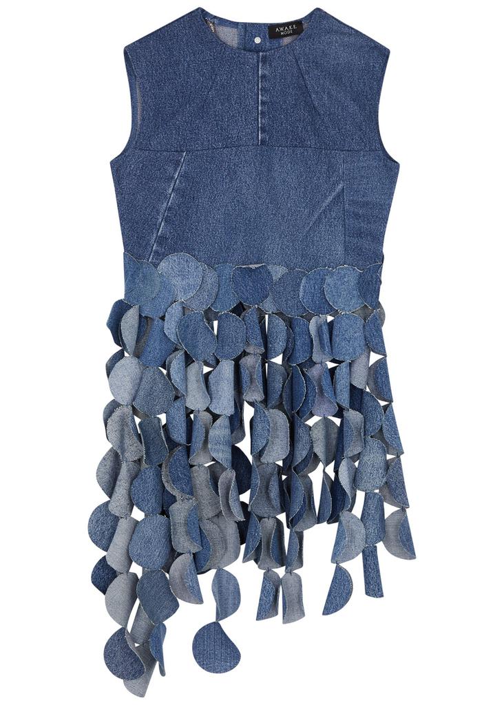 A.W.A.K.E MODE Laser-cut denim top