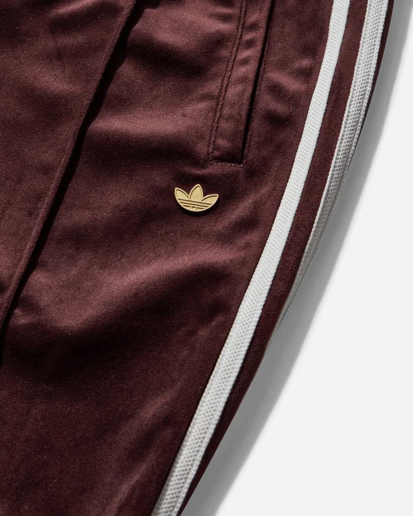 Adidas Women's Premium Brushed Velvet Track Pants Shadow Brown 4