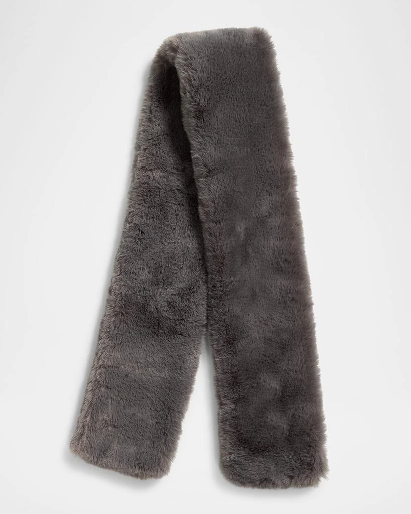 Surell Accessories Faux-Fur Pull-Through Scarf 5