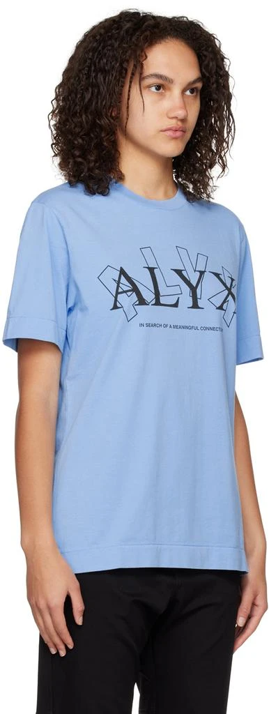 1017 ALYX 9SM Blue 'Meaningful Connection' T-Shirt 2