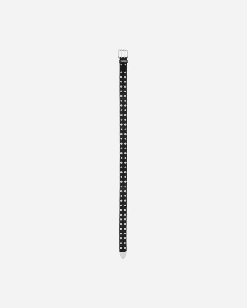 Our Legacy Studded Double Tongue Belt Flecking Black 2