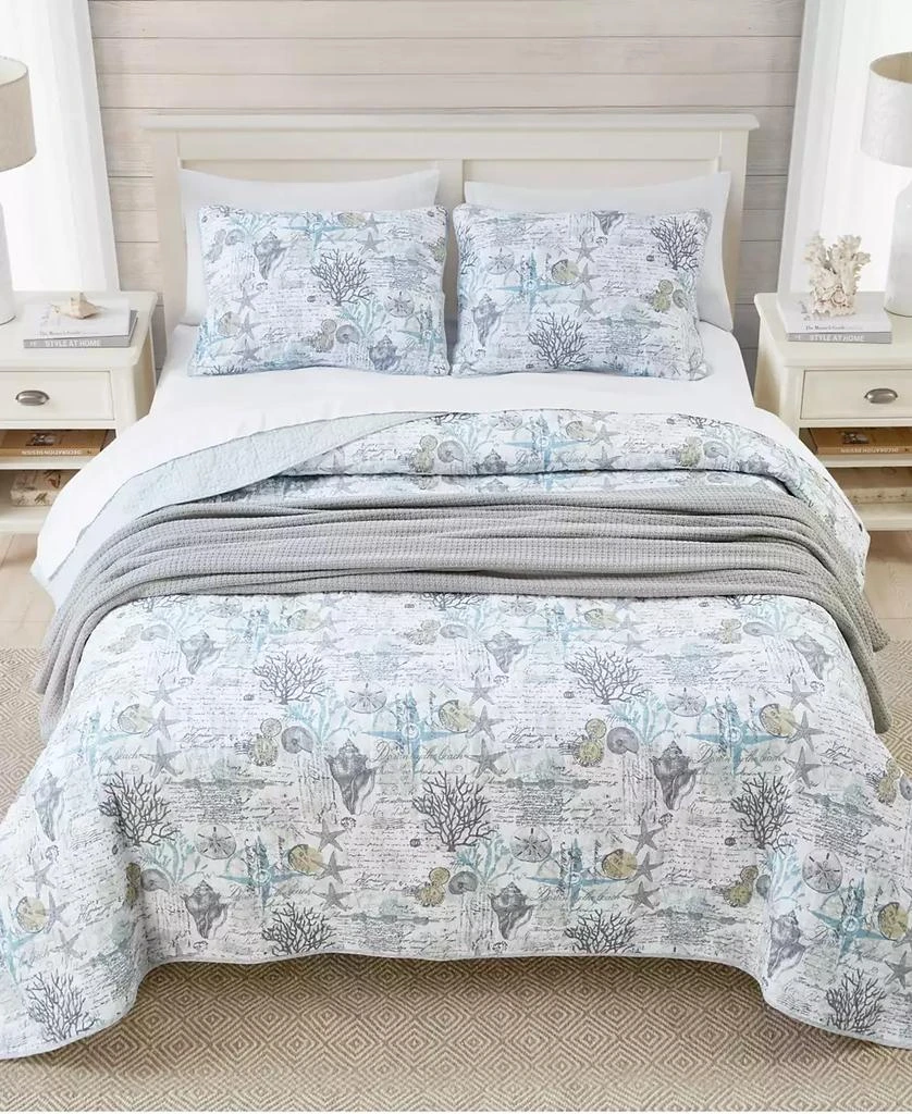 Tommy Bahama Beach Bliss Reversible 2 Piece Quilt Set 2