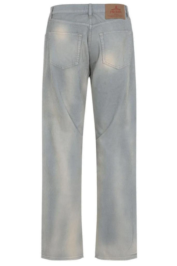 Prada Prada Logo Patch Straight-Leg Jeans 2