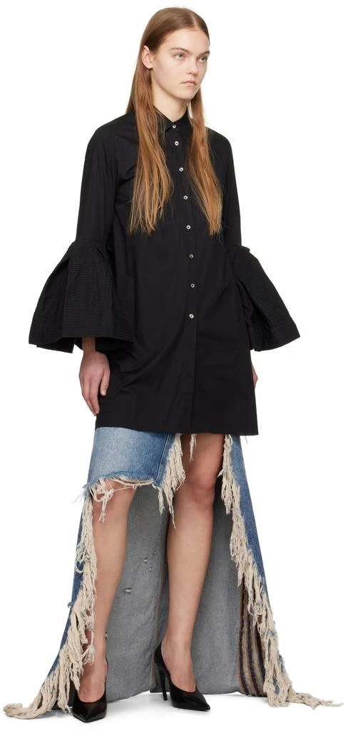 Marques Almeida Black Puff Minidress 4