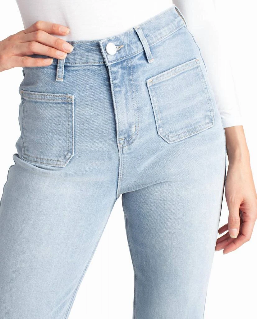 Nicole Miller Sutton Place High Rise Flare Jean 4