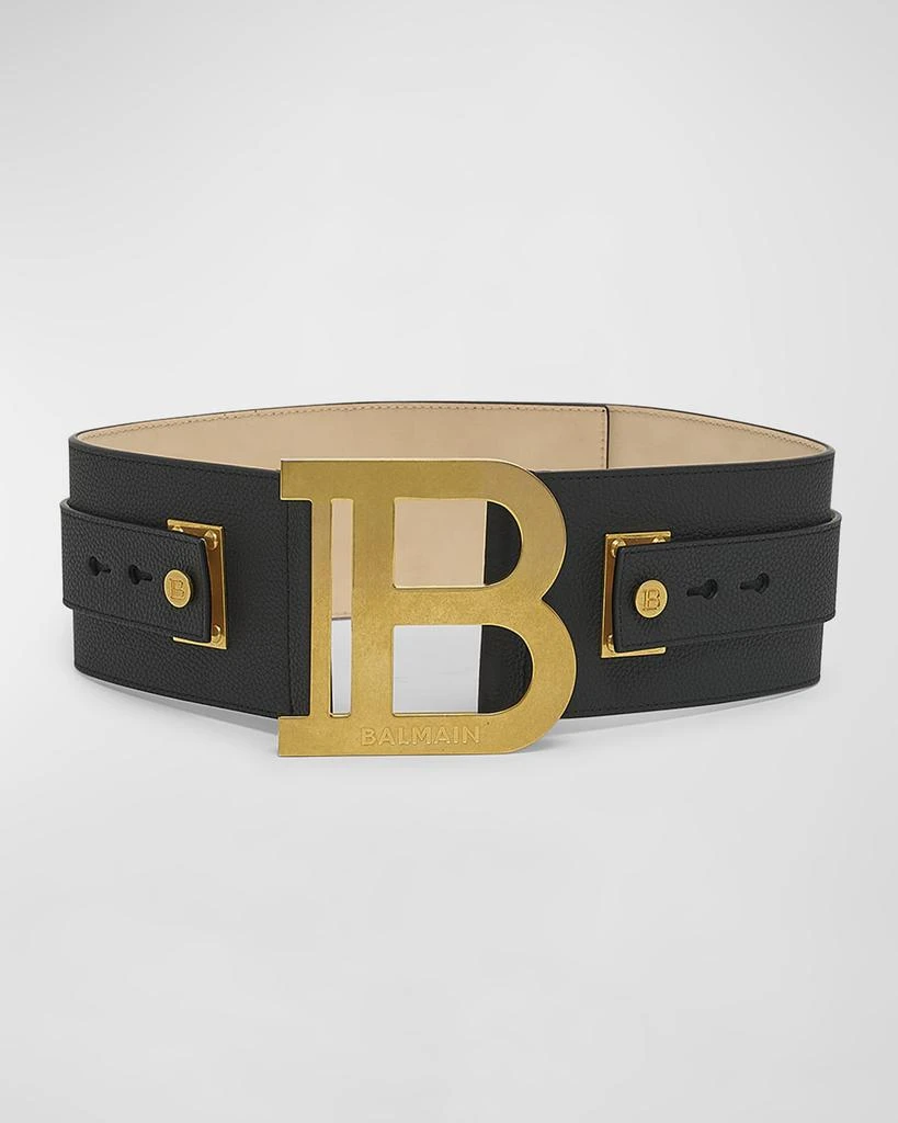 Monogram Wide Leather B-Belt – On Sale Now with Up to 52  display picture 2