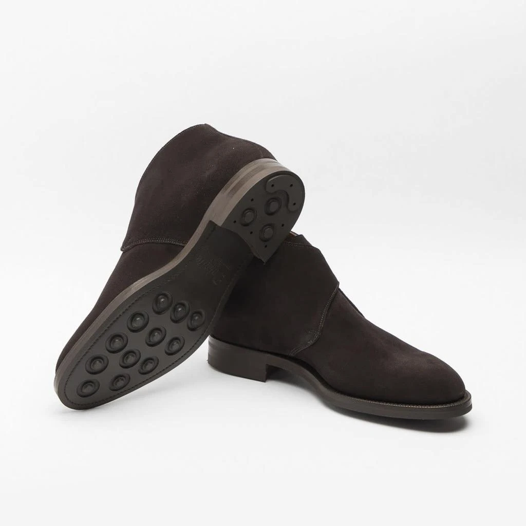 Edward Green Ravenstone Single Monk Strap Boot Dark Brown Leather UK10 US10.5 D Ravenstone buckle boot by Edward Green in Dark Oak Antique  main image 4