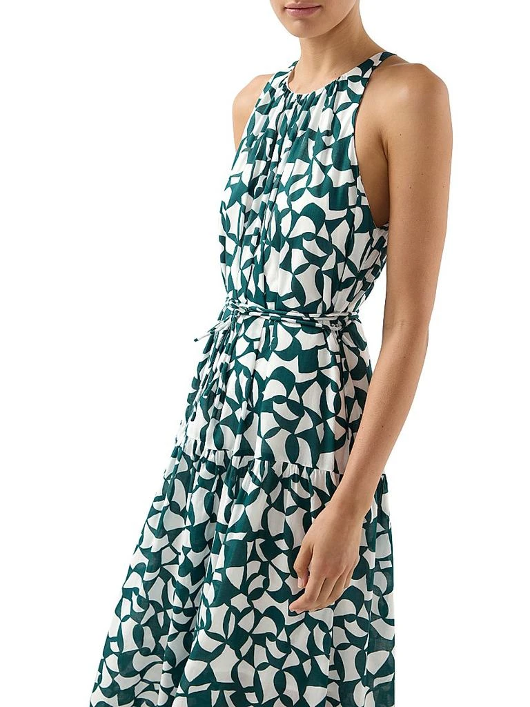Bird & Knoll Giovanna Geometric Maxi Dress 7