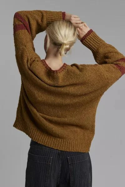 BDG BDG Van Bowling Graphic Oversized V-neck Dad Sweater 2