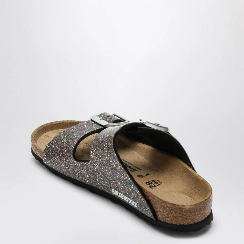 Birkenstock Slide Arizona Birko-Flor Cosmic Sparkle black 4