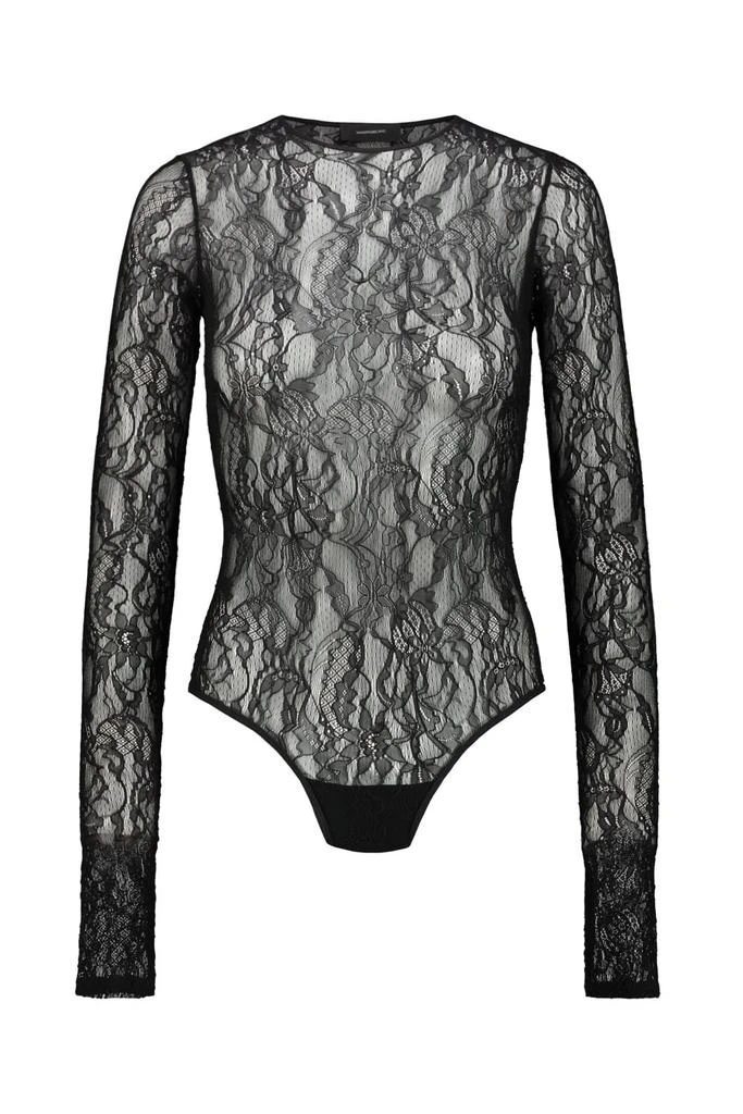 WARDROBE.NYC Lace Bodysuit 1