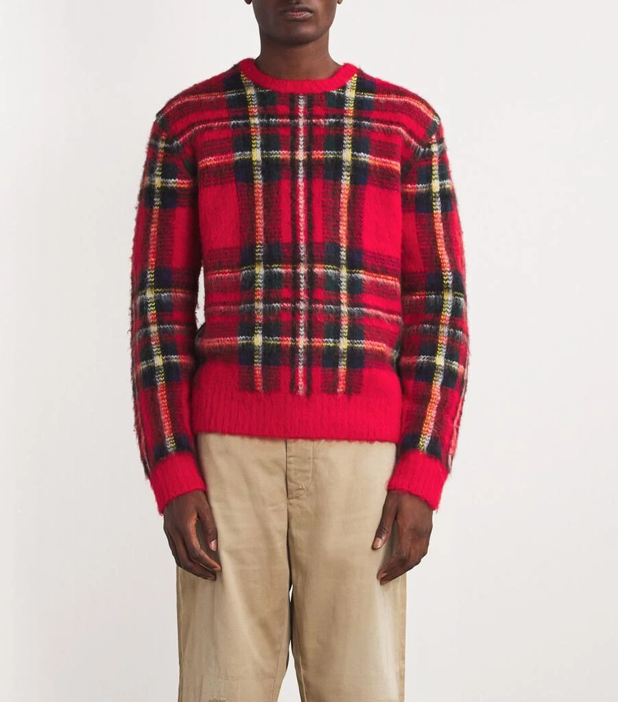Ralph Lauren RWS Wool-Alpaca-Blend Tartan Sweater 3