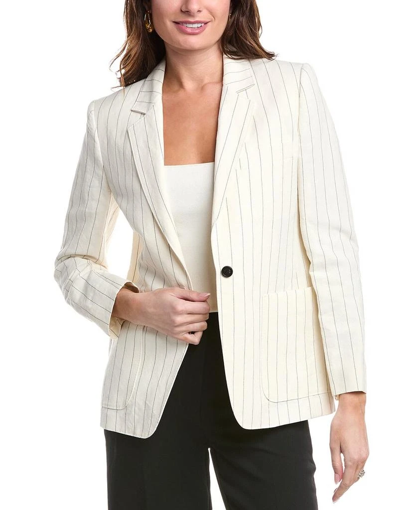 Max Mara Micron Linen-Blend Blazer 1