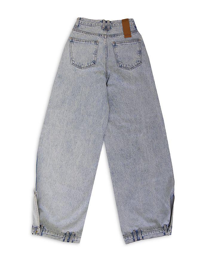 Rokh Palindrome High Rise Barrel Jeans in Light Blue