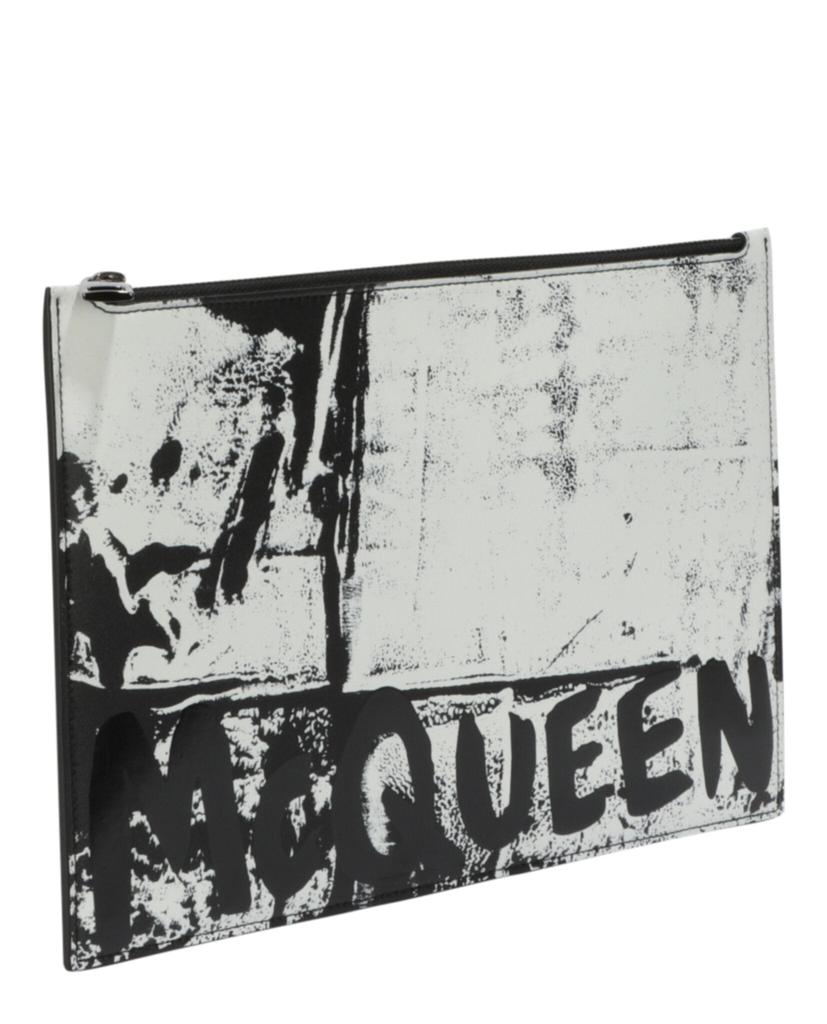 Alexander McQueen Graffiti Logo Pouch