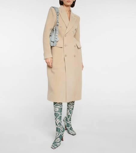 Vetements Printed over-the-knee boots 2