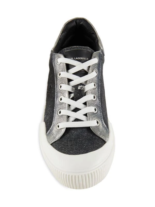 Karl Lagerfeld Paris Logo Embroidery Sneakers 5