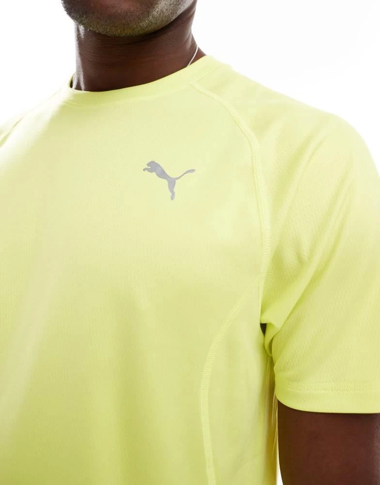 Puma Puma Run Velocity t-shirt in lime 4