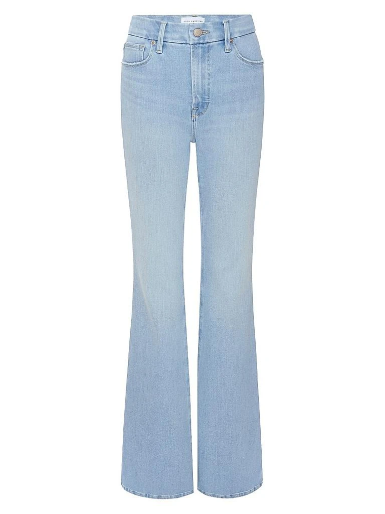 Good American Soft Tech Good Legs Boot-Cut Flared Jeans 1