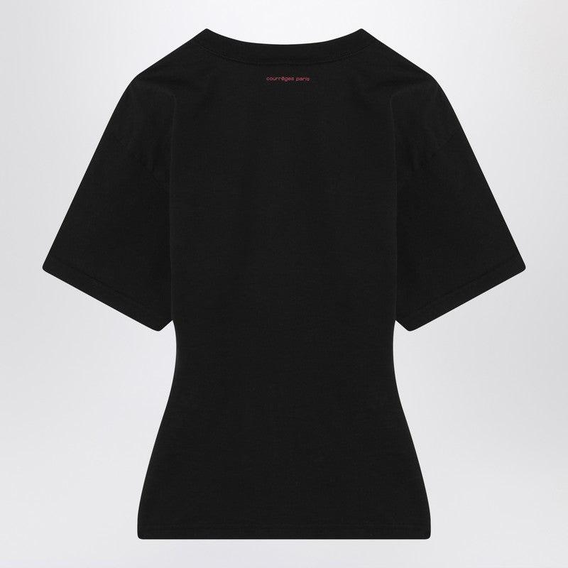 courreges Courrèges T-Shirt With Logo Print