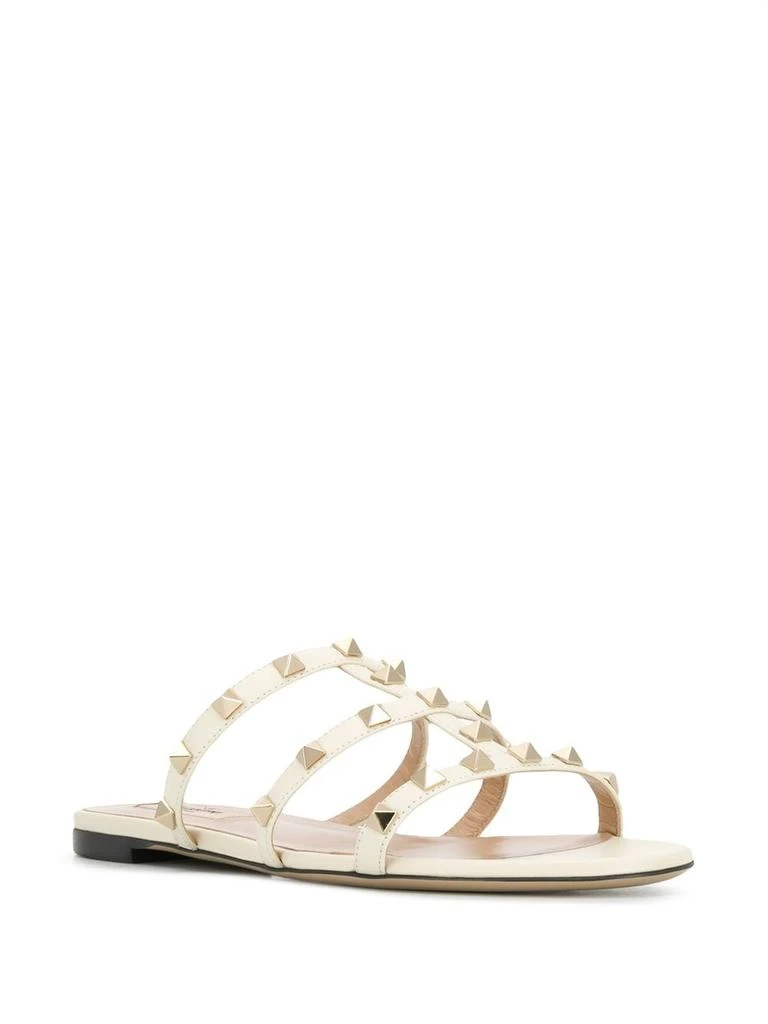 Valentino ROCKSTUD LEATHER SANDALS 2