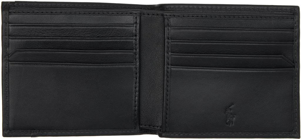 Ralph Lauren Black Smooth Leather Billfold Wallet 3